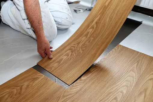 Vinylfloorinstallation